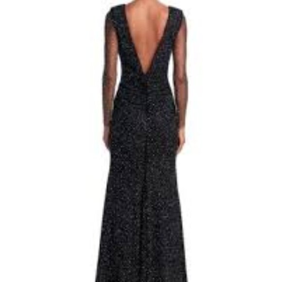 Aqua x Wicked Embellished Twist Maxi Dress Size Small NWT - Picture 4 of 5